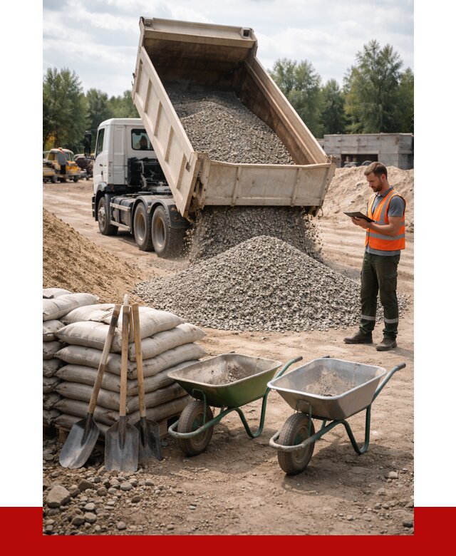 Доставка нерудных материалов в Юрге от 1284 руб. | ПРОНЕРУДЮрг