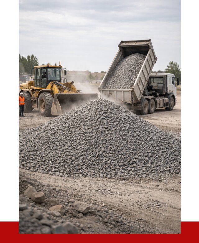 Купить щебень с доставкой в Юрге от 2674 руб. | ПРОНЕРУДЮрг