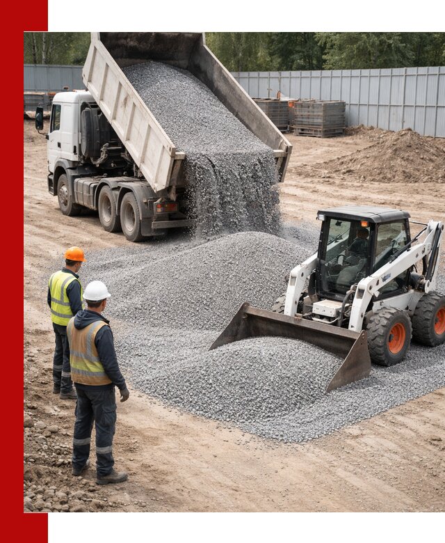 Доставка и продажа гранитного щебня фракции 0-5 в Юрге