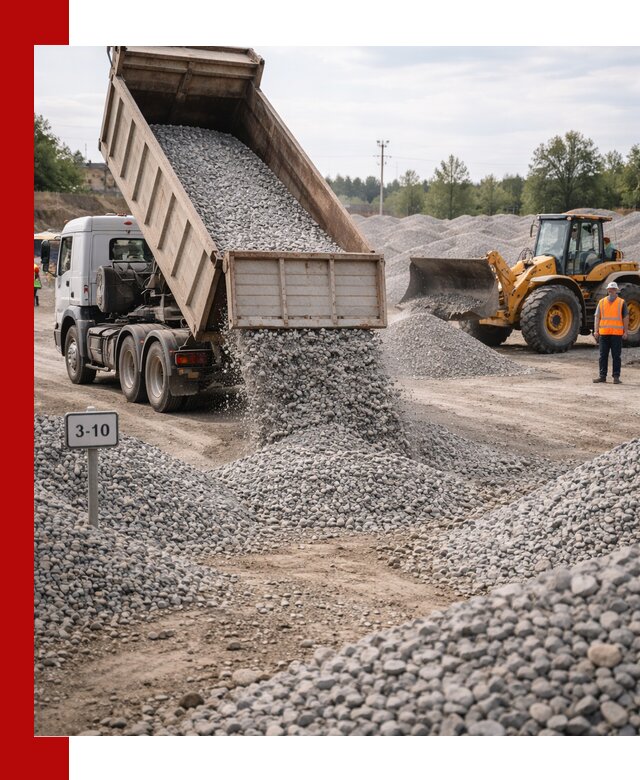 Гранитный щебень фракции 3–10: доставка и продажа в Юрге