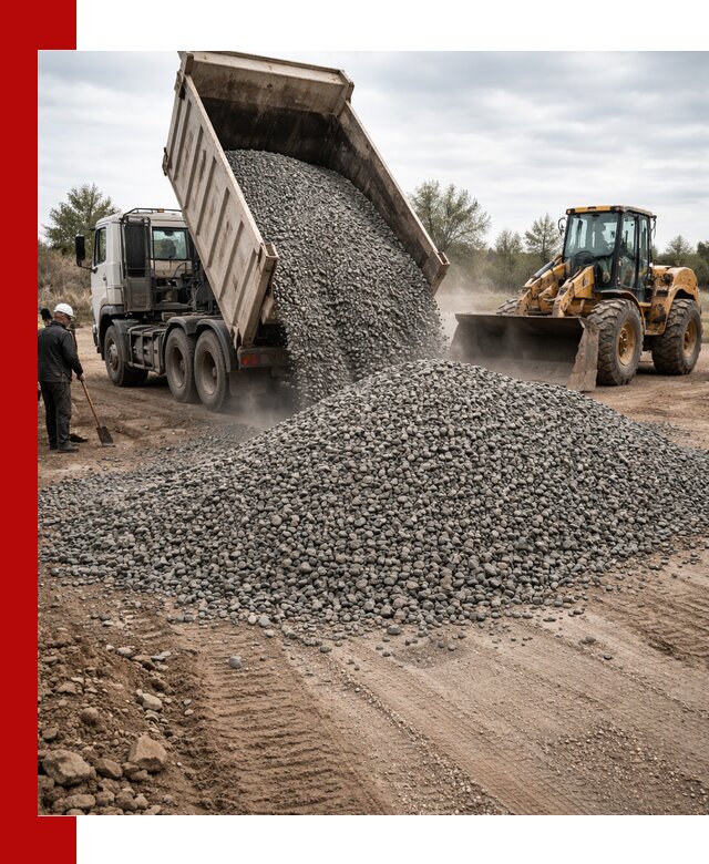 Гранитный щебень фракция 10-20 с доставкой в Юрге