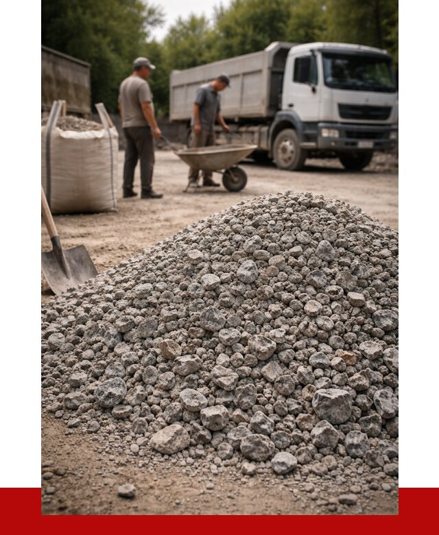 Гранитный щебень фракция 20-40 в Юрге от 3423 руб. ПРОНЕРУДЮрг