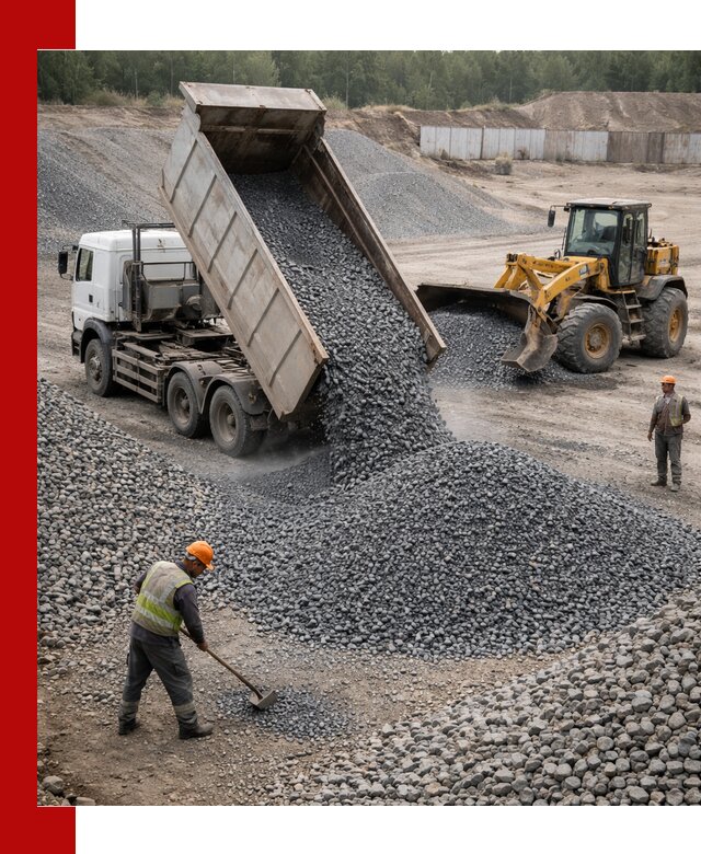 Щебень габбро-диабаз фр. 5-20 с доставкой в Юрге