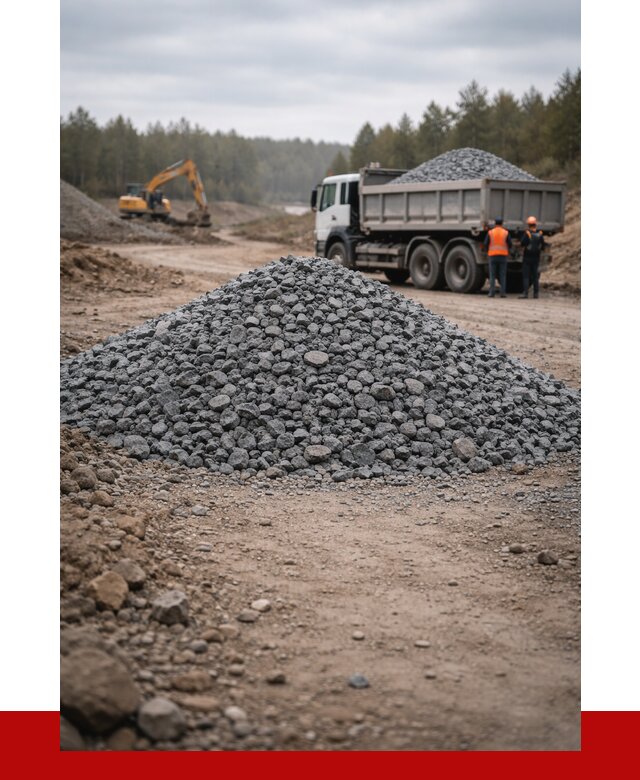 Щебень габбро диабаз фракция 40-70 в Юрге от 2353 р-ПРОНЕРУДЮрг