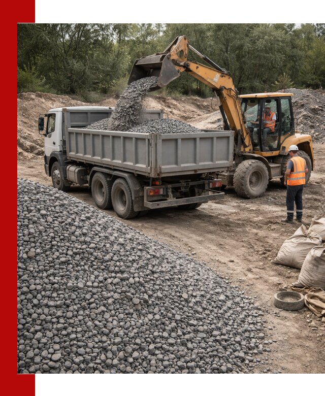 Доставка гравийного щебня в Юрге оптом и в розницу