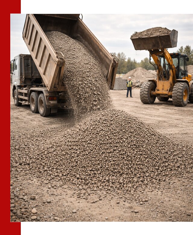 Гравийный щебень фракция 3–10 с доставкой в Юрге