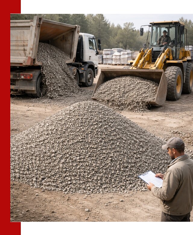 Гравийный щебень фракция 5–10 с доставкой в Юрге