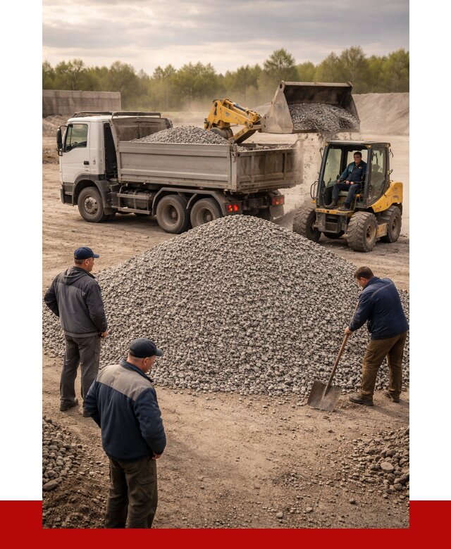 Гравийный щебень фракция 5-20 в Юрге от 2567 р. ПРОНЕРУДЮрг