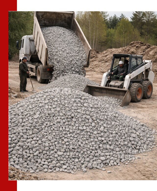 Доставка доломитового щебня в Юрге напрямую от карьера