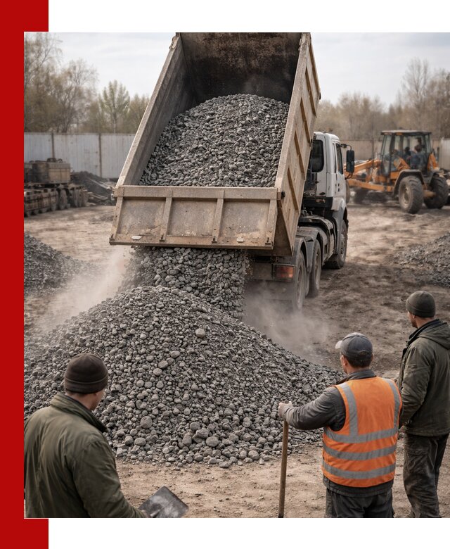 Доставка шлакового щебня в удобные сроки по выгодной цене в Юрге