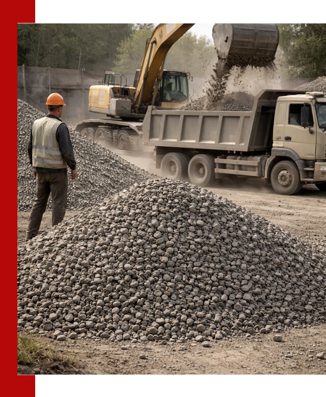 Шлаковый щебень фракция 5-20 с доставкой в Юрге