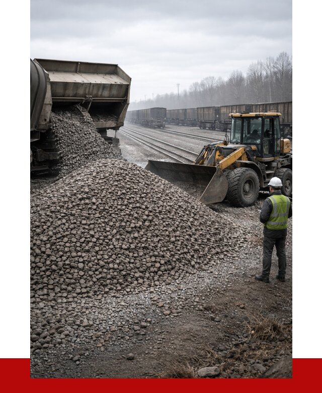 Купить железнодорожный щебень в Юрге от 2995 р. | ПРОНЕРУДЮрг