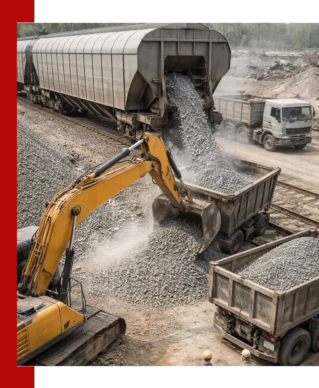 Доставка железнодорожного щебня в Юрге крупными партиями быстрого отгруза