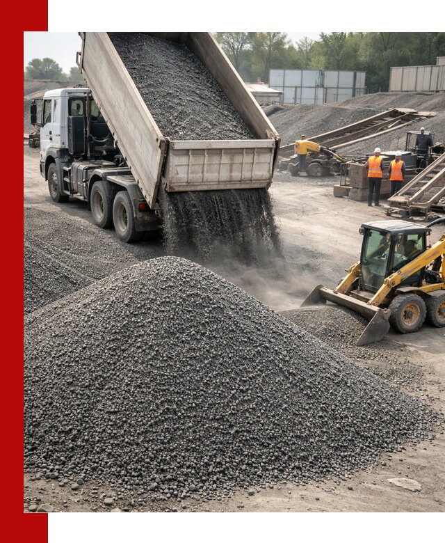 Вторичный щебень фракция 0–5 с доставкой в Юрге