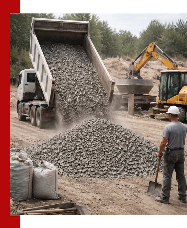 Доставка и продажа бетонного щебня в Юрге