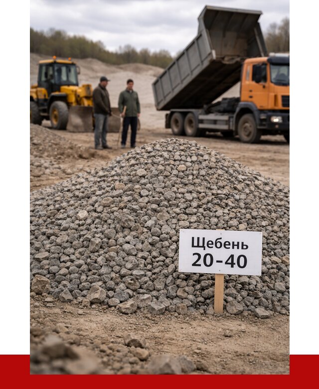 Бетонный щебень фракция 20-40 в Юрге от 2621 р. | ПРОНЕРУДЮрг