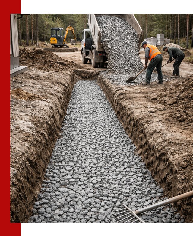 Щебень для дренажа с доставкой в Юрге высокого качества