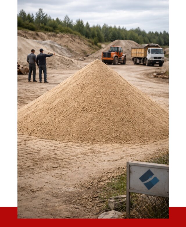 Карьерный песок навалом в Юрге от 1925 р. | ПРОНЕРУДЮрг