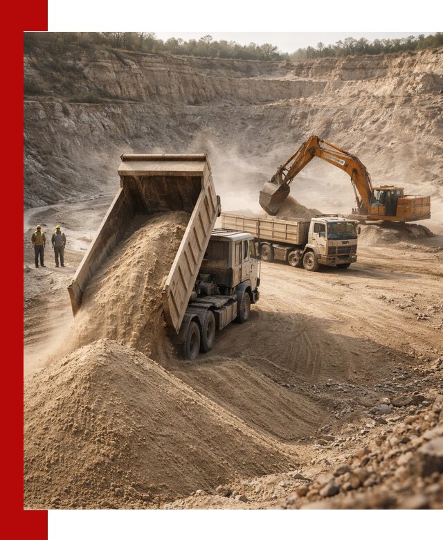 Карьерный песок навалом с доставкой в Юрге