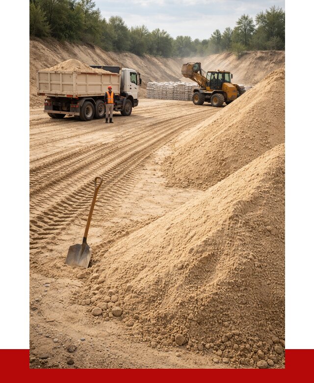 Карьерный песок мелкозернистый в Юрге от 9626 р. | ПРОНЕРУДЮрг