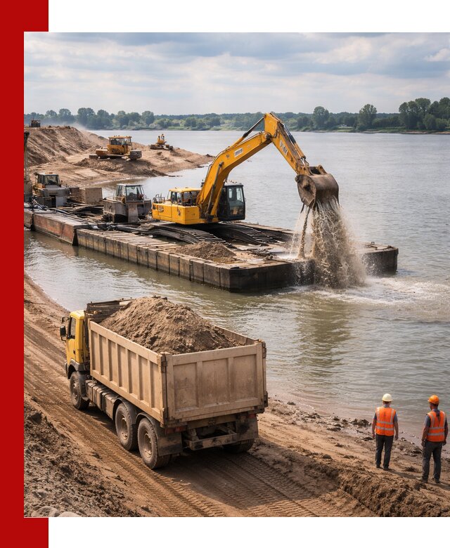 Намывной песок с доставкой в Юрге оптом и в розницу