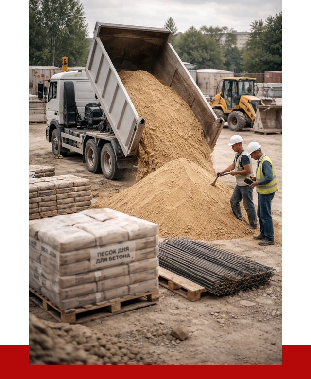 Песок для бетона в Юрге от 2674 р. с доставкой, ПРОНЕРУДЮрг