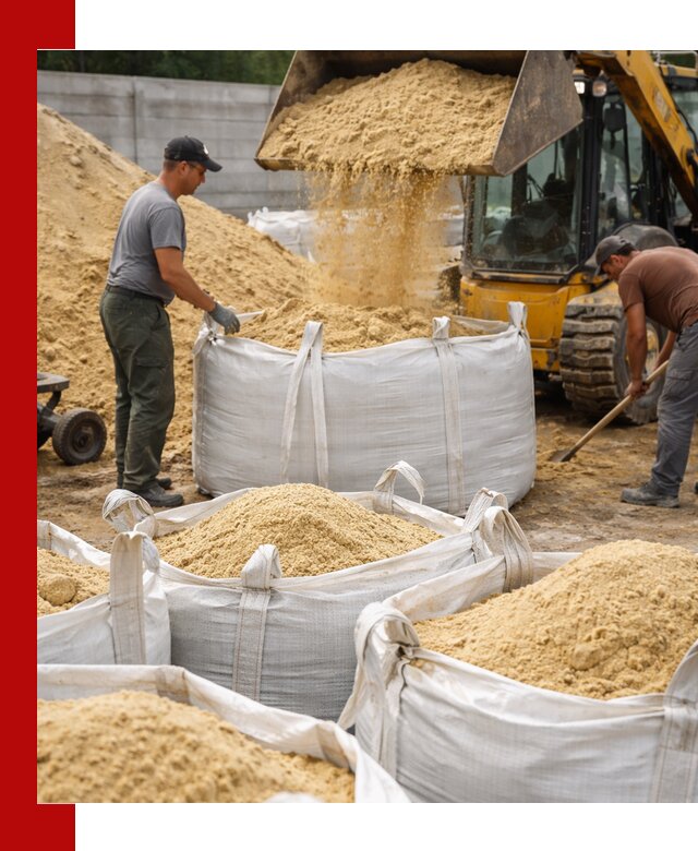 Поставка качественного песка для кладки в Юрге
