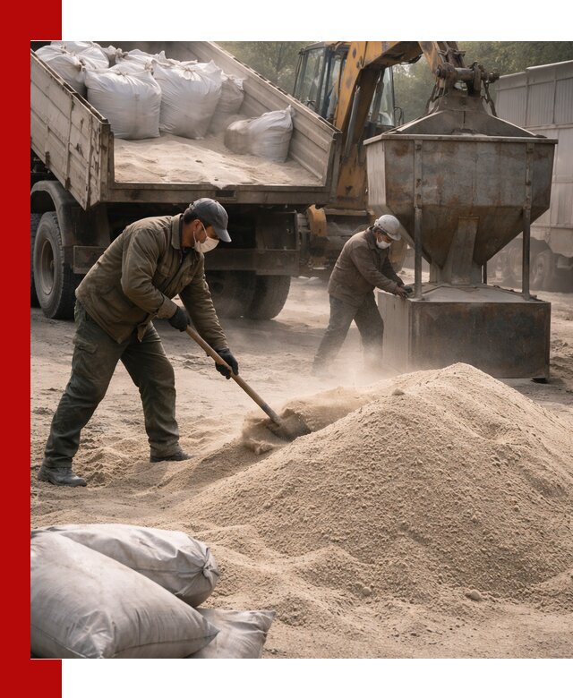 Кварцевый песок для пескоструя в Юрге — доставка и качество