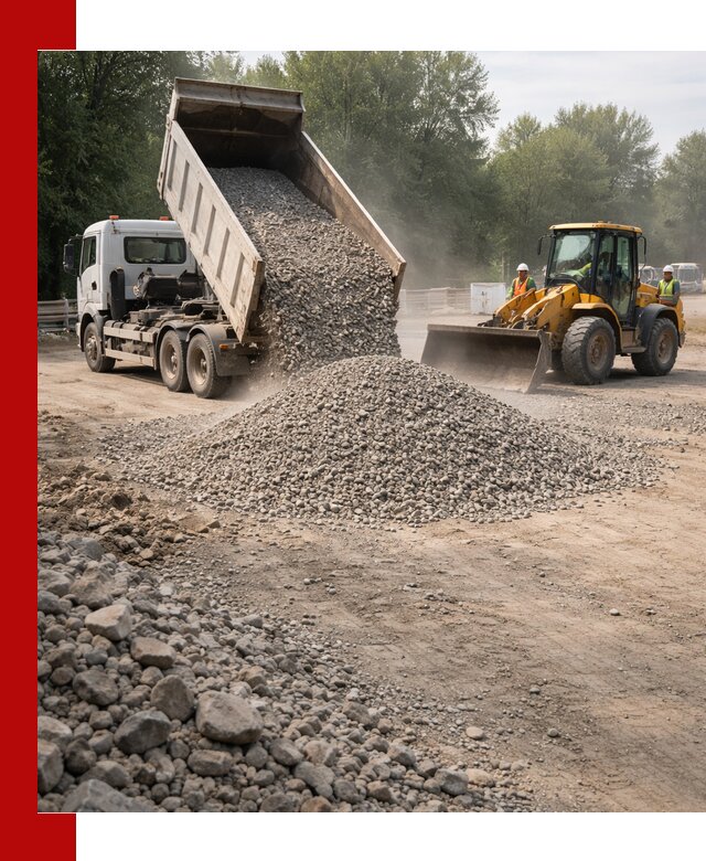 Гравий фракция 5–20 доставка в Юрге оптом и в розницу