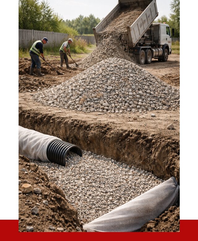 Гравий для дренажа в Юрге от 2353 р., доставка ПРОНЕРУДЮрг