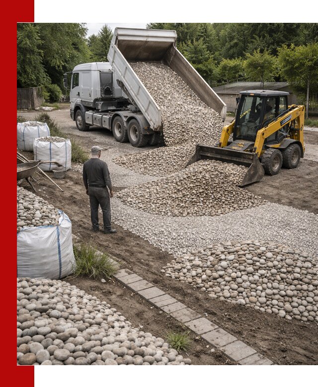 Доставка морской гальки оптом и в розницу в Юрге
