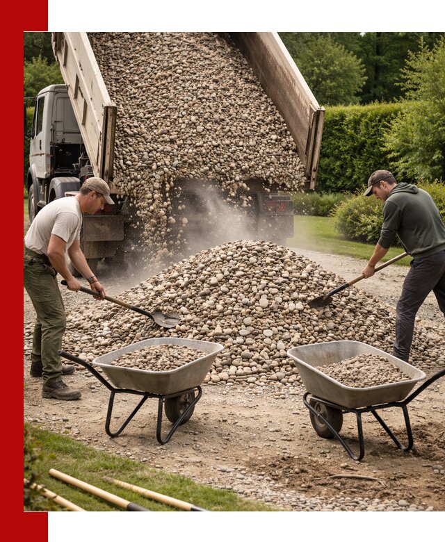 Доставка и продажа декоративной гальки в Юрге