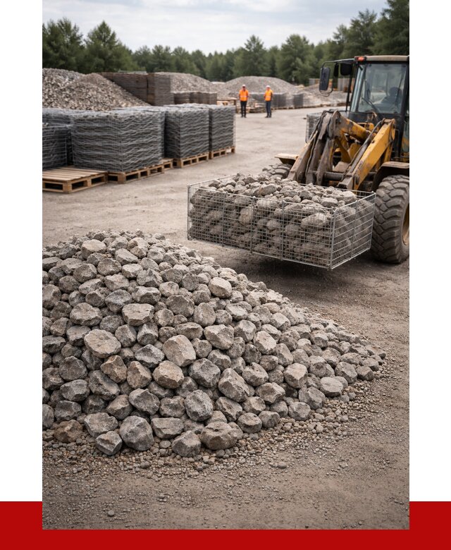 Камень для габионов фракция 70-150 в Юрге от 4492 р. | ПРОНЕРУДЮрг