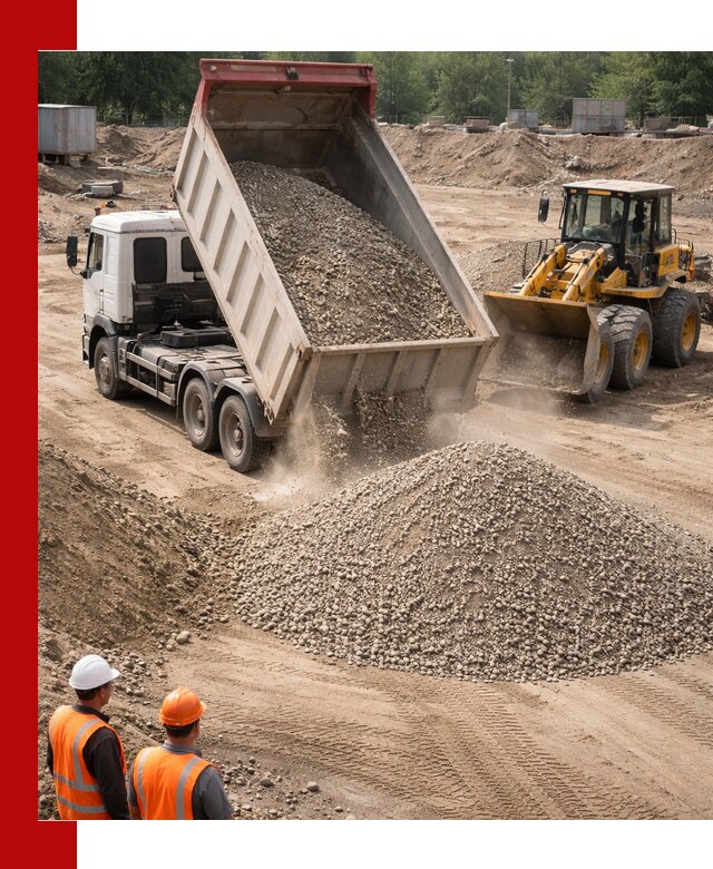 Щебень с песком (ЩГПС С2) с доставкой в Юрге