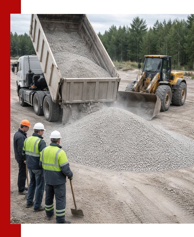 Известняковый отсев 0-5 доставка в Юрге быстро и выгодно