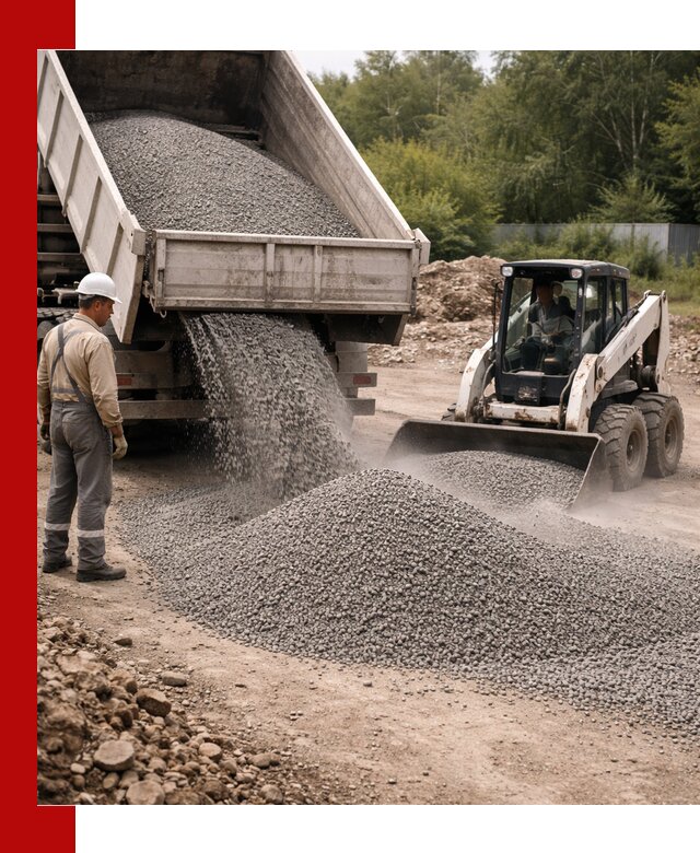 Доставка гравийного отсева 0-5 в Юрге оптом и в розницу
