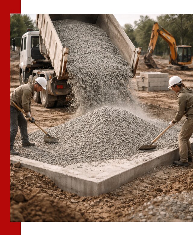 Доставка и продажа отсева для бетона в Юрге