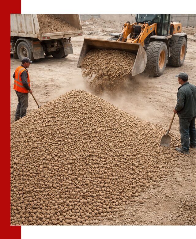 Керамзит фракция 10-20 с доставкой в Юрге