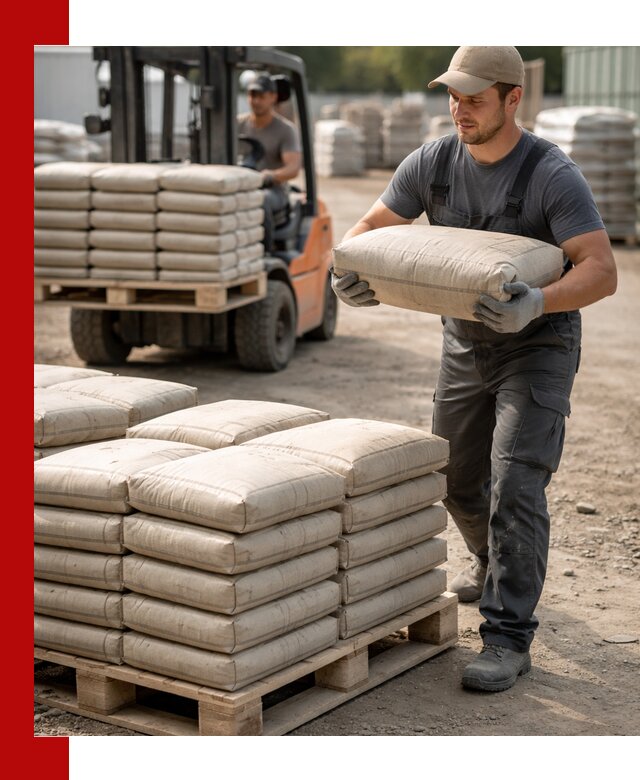 Доставка цемента в мешках оптом и в розницу в Юрге