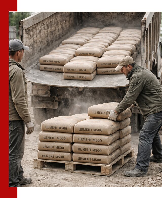 Цемент М500 с доставкой самосвалом в Юрге