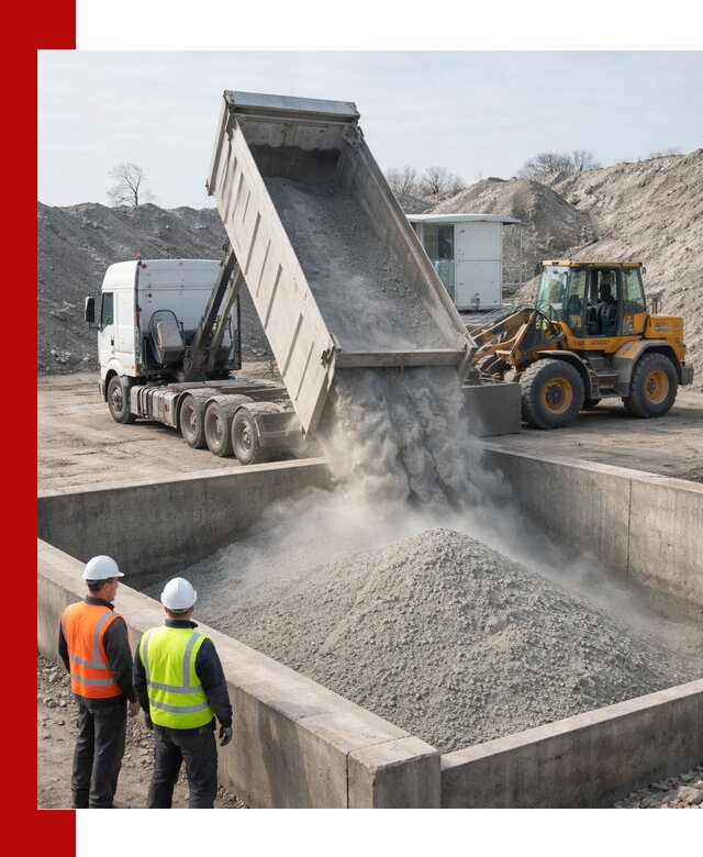 Доставка цемента навалом в Юрге крупными партиями