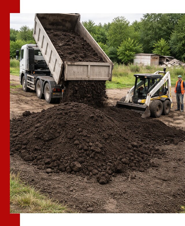 Поставка плодородной земли с доставкой самосвалом в Юрге