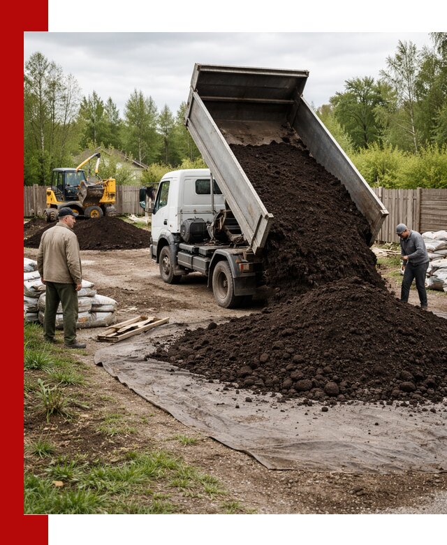 Доставка качественного почвогрунта в Юрге оптом и в розницу