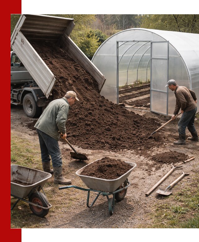 Грунт для теплицы с доставкой в Юрге — плодородный субстрат под растения