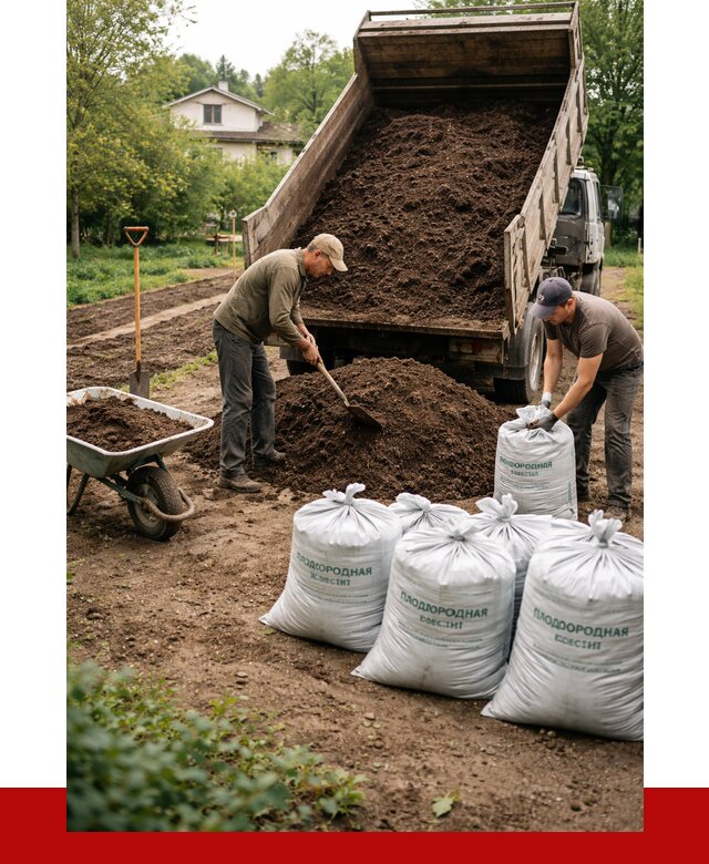 Плодородная смесь в Юрге от 4492 р./куб с доставкой | ПРОНЕРУДЮрг