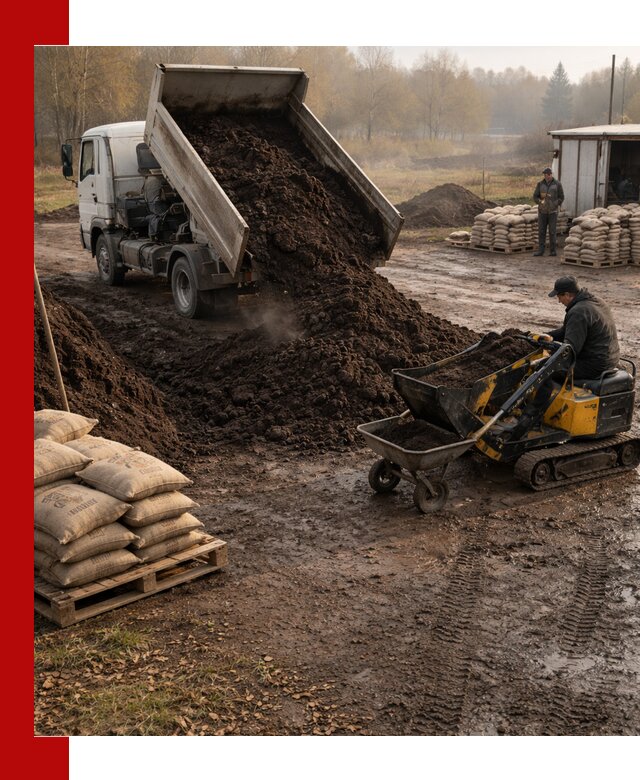 Кислый торф в доставке по выгодным ценам в Юрге