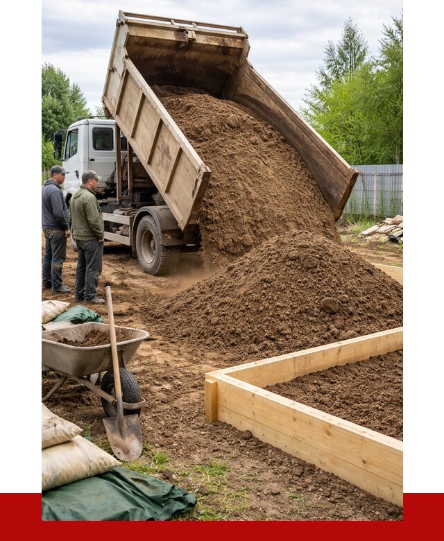 Торфо песчаная смесь в Юрге с доставкой от 1979 р. | ПРОНЕРУДЮрг