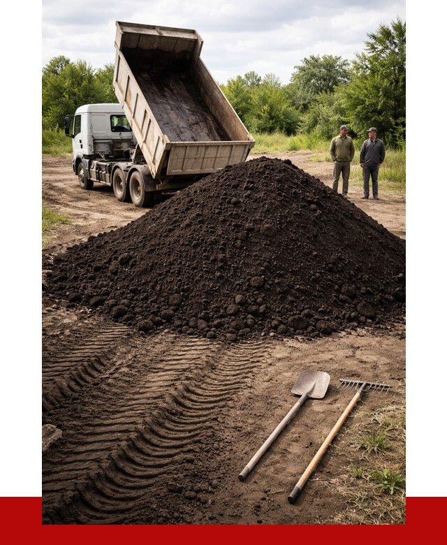 Купить чернозем навалом в Юрге от 1284 р. за куб | ПРОНЕРУДЮрг
