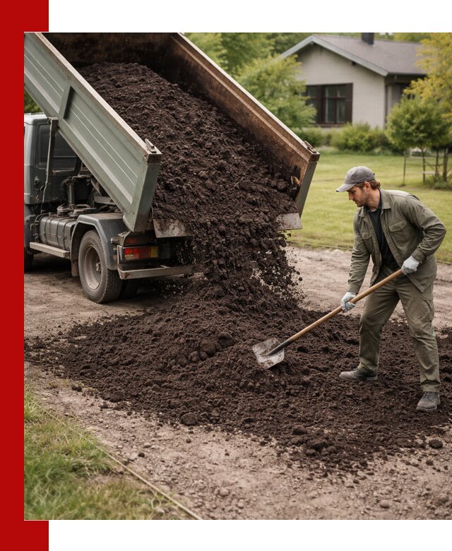 Чернозем для газона с доставкой в Юрге быстро и качественно