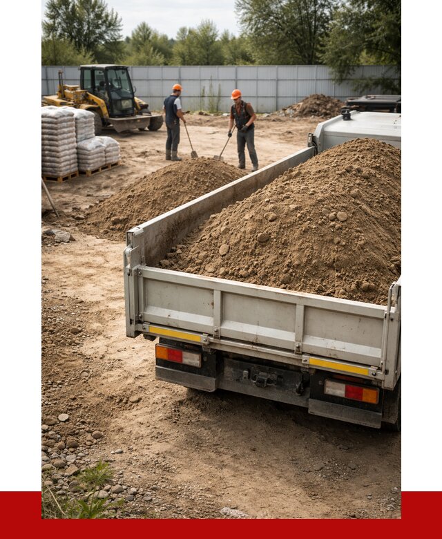 Супесь с доставкой в Юрге от 2621 р. за куб | ПРОНЕРУДЮрг